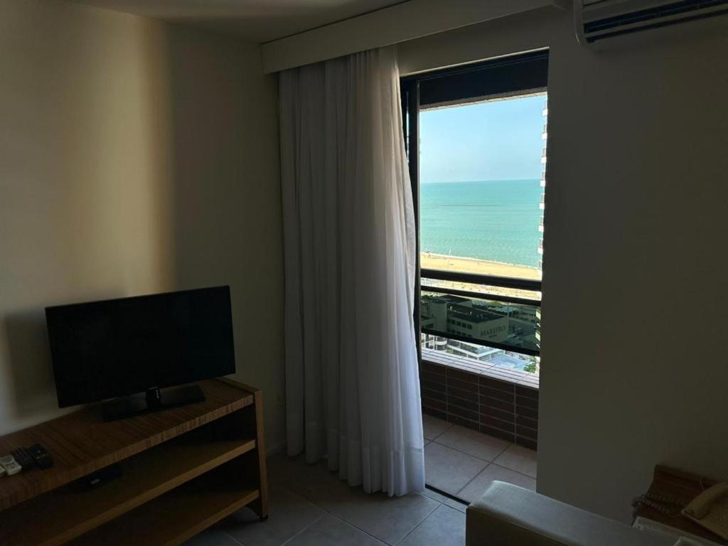 Flat with the sea view Apartment ฟอร์ตาเลซา ภายนอก รูปภาพ