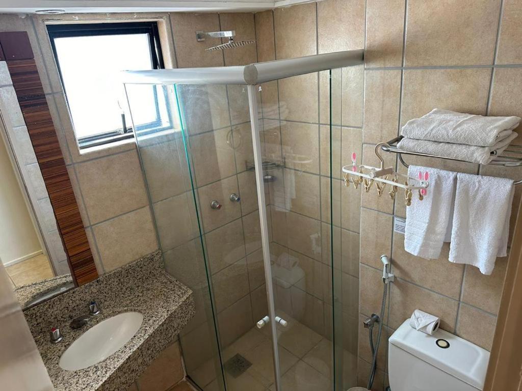 Flat with the sea view Apartment ฟอร์ตาเลซา ภายนอก รูปภาพ