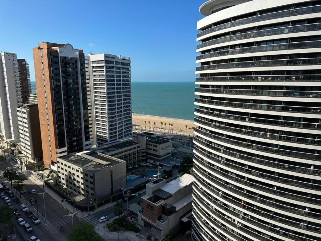 Flat with the sea view Apartment ฟอร์ตาเลซา ภายนอก รูปภาพ